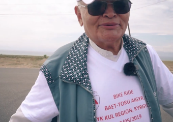 Велопробег Бает-Тору Айгыр, посвященный 60 летию первой операции на сердце в ЦА